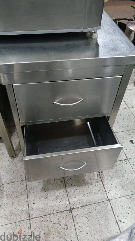 standard steel table box. cash counter. wash basin 3