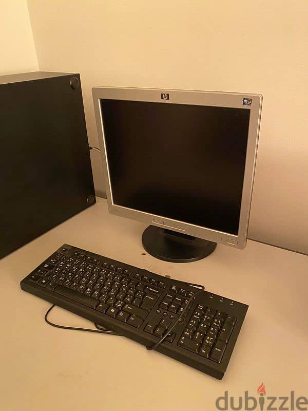 hp PC with access. & table for 25 0