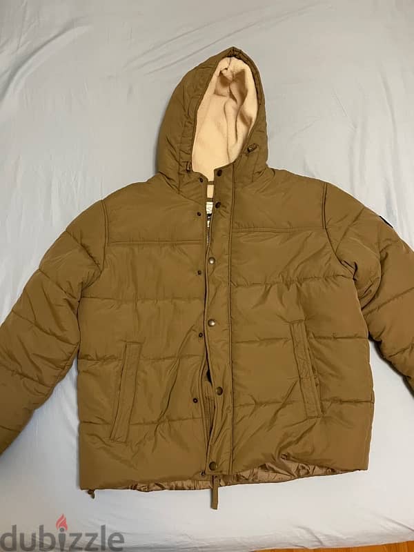 American Eagle Outfitters Men Solid Puffer Jacket 1