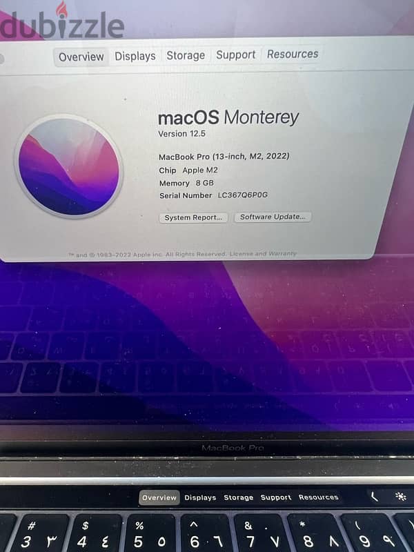 13.3 inches MacBook Pro - M2 - Ratina Display - as New 2022 8GBRAM 4