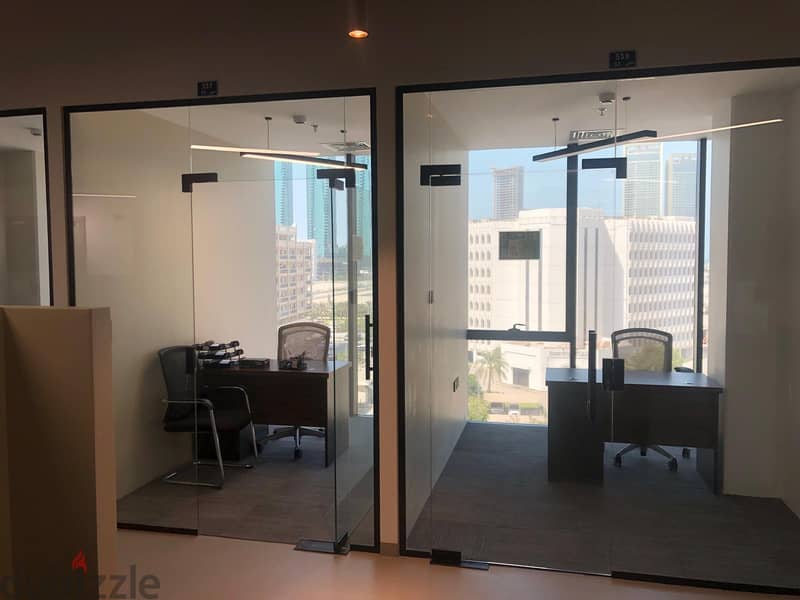 Closed Office With Commercial CR address Starting From @ 115 BD 5