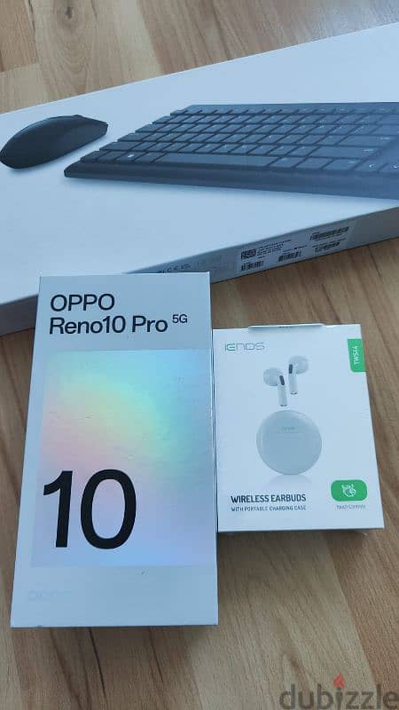 New Oppo Reno 10 PRO 5G with new earpods and keyboard gift 1