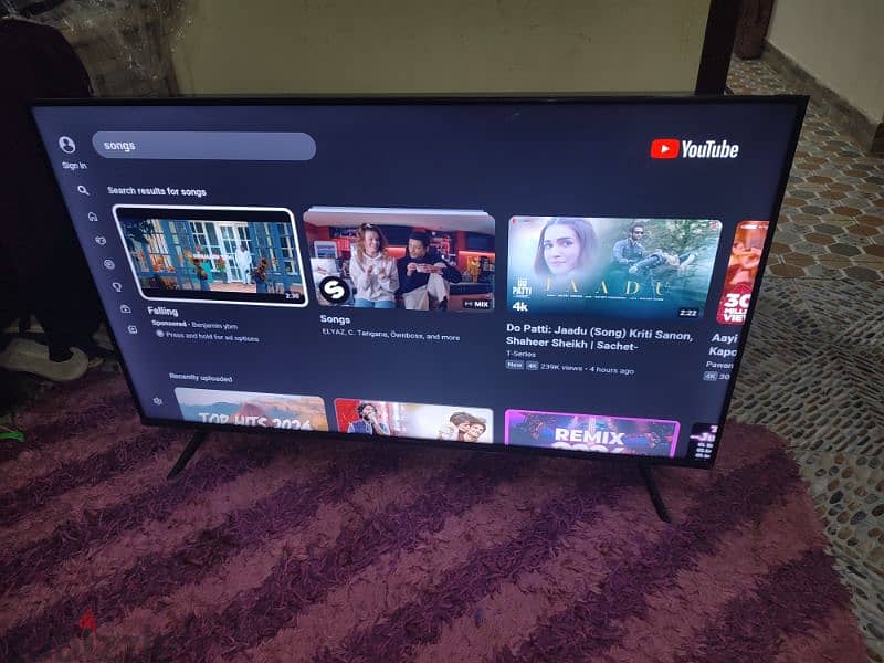 Hisense 50 inch 4k smart tv with built in receiver 1