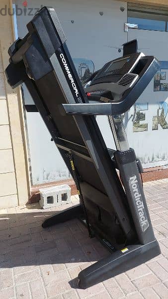 nodertrack 4.6 hp treadmill like new 160kg foldable 280bd 1