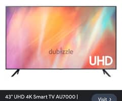 43" UHD 4K Smart TV AU7000 | Samsung 0