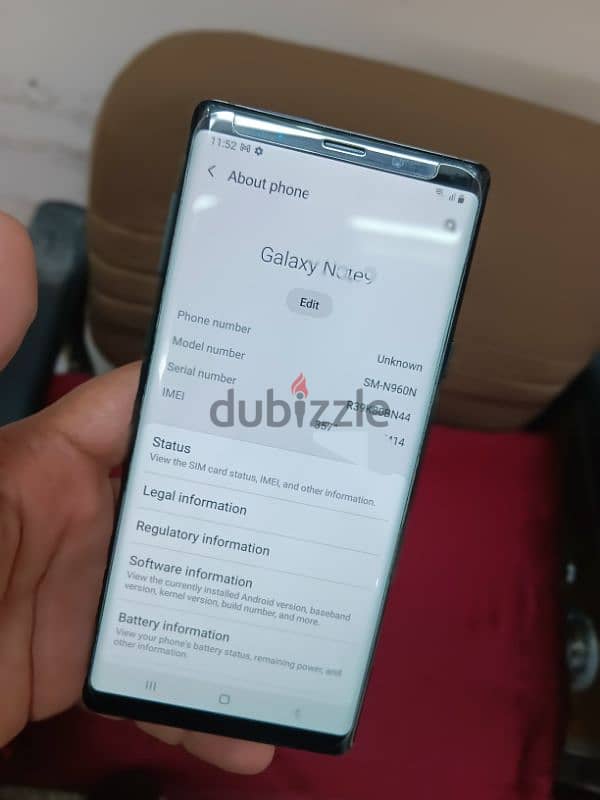 samsung note9 6gb ram 128gbd 1sim 0