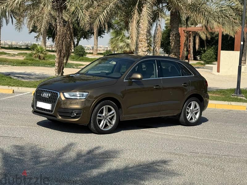 Audi Q3 2014 brown 1