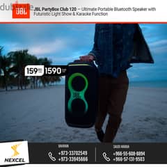 JBL PartyBox Club 120 — Ultimate Portable Bluetooth Speaker 0