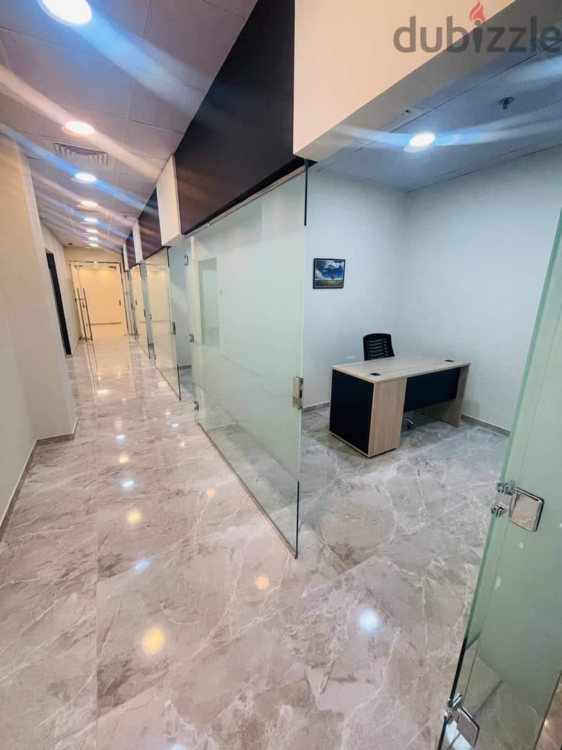 Contact us, Commercial office For rent 75_ BD/Monthly 4