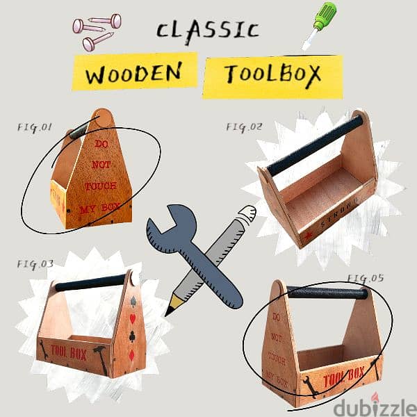 WOODEN BOX SOLID CLASSIC MULTIPURPOSE 1