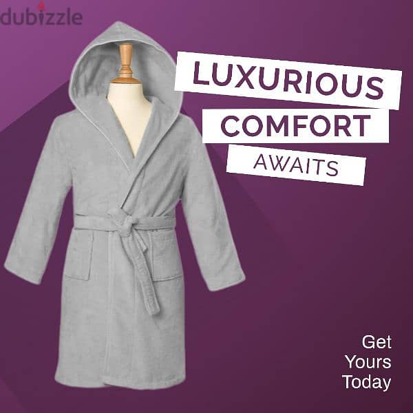 BATHROBE UNISEX COMFORTABLE 0