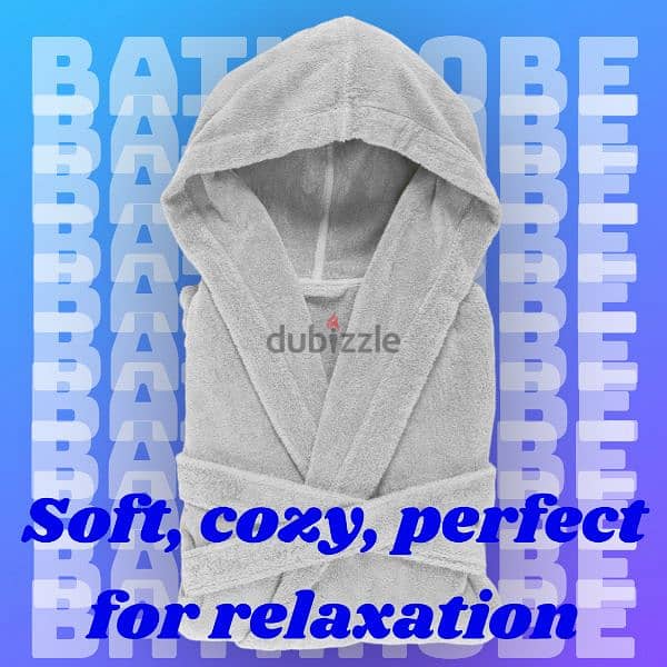 BATHROBE UNISEX COMFORTABLE 1