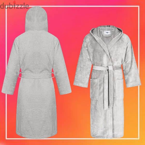 BATHROBE UNISEX COMFORTABLE 3