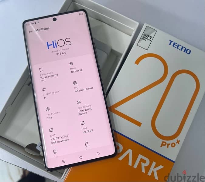 Tecno Spark 20 pro plus 1