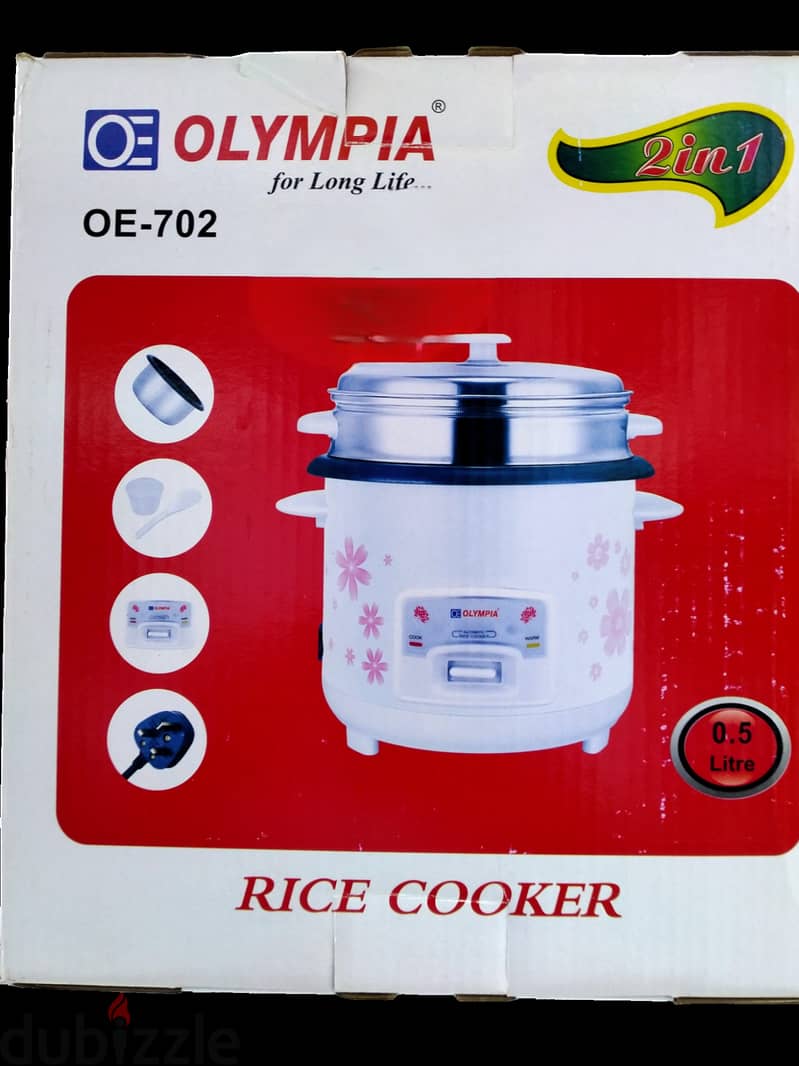 Oympia Rice Cooker 0.5 Ltr 0