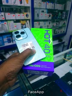 infinix hot 40 pro 5g 12+9gb 256gb only box open new 0