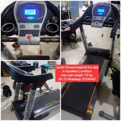 Cardio fitness Treadmill for sale in Excellent condition 0