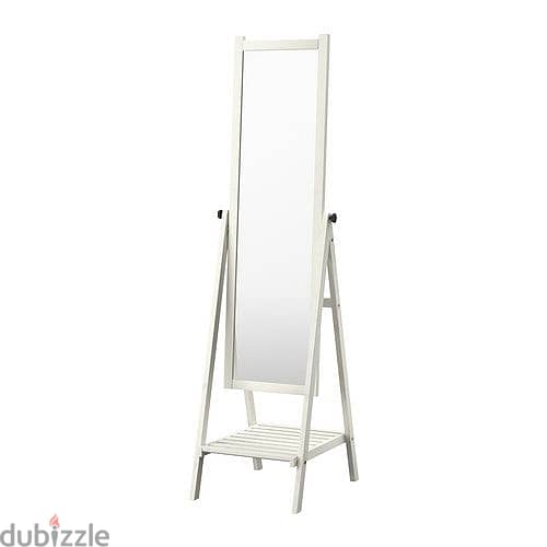 Long length white mirror 11