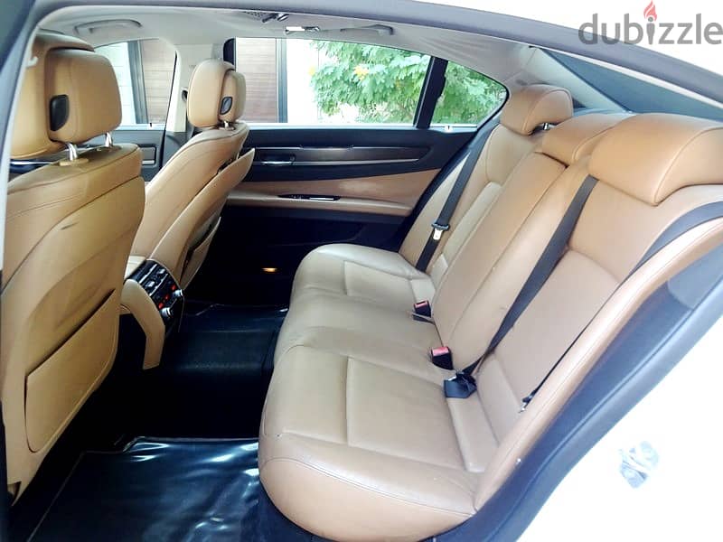 BMW 740Li 3.0 L 2013 White V6 Single User Agent Maintained Urgent Sale 8