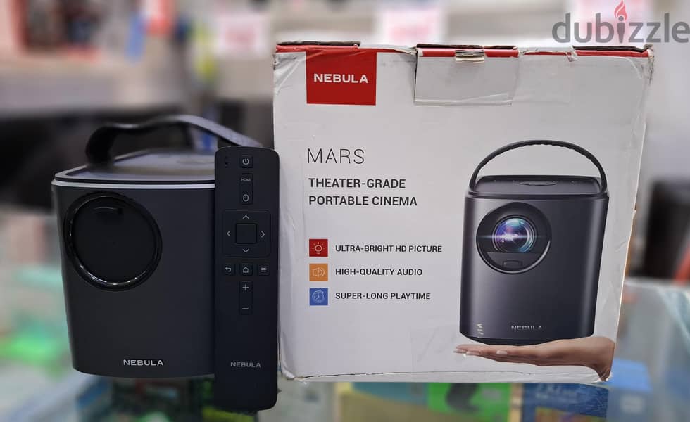 NEBULA Smart Portable Projector Android Netflex Youtub (Watch Anywhere 0