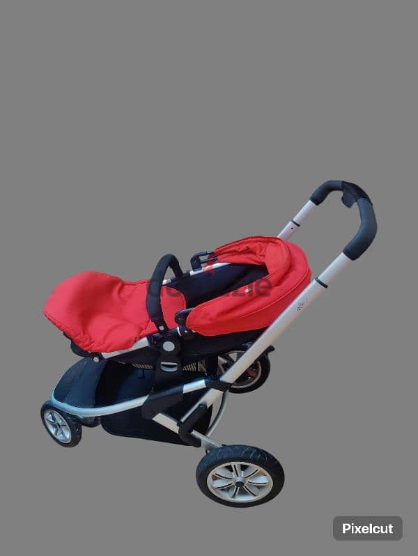 Mothercare Xpedior 3 Wheel Pushchair & Pram 2