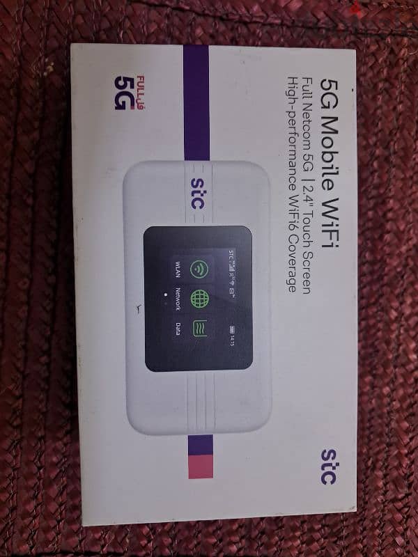 5G mifi Work with STC sim Only, new model 1