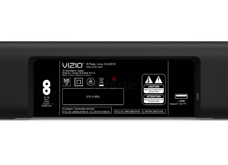 VIZIO V-Series 5.1 Home Theater Sound Bar 3