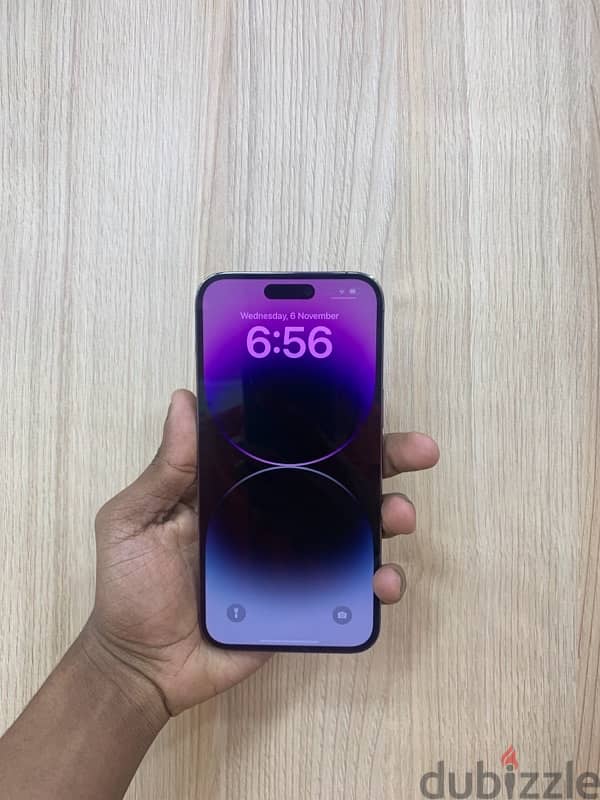 14 promax 256 gb purple colour 89 battery 1