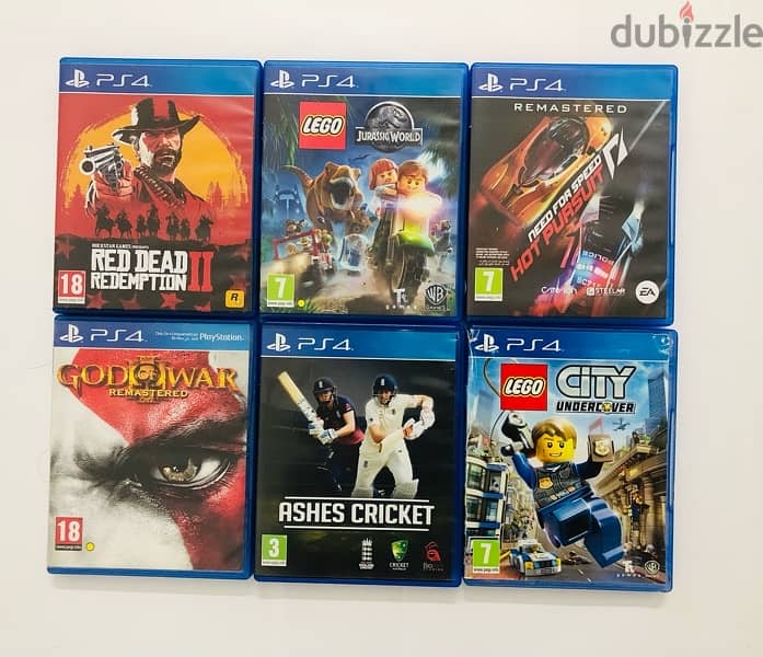 ps4 & compatible to ps5 used games for sale excellent condition 0