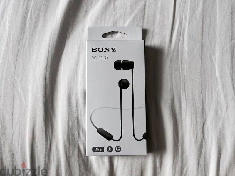 Sony wireless headphones wi c100 1