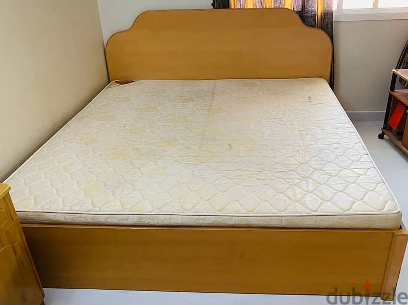 URGENT SALE. !! Bed Frame & Medicated Mattress 1