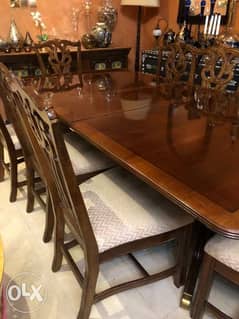dining table with 8 chairs 0