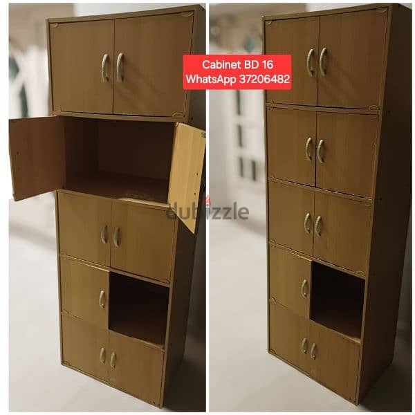 2 Door tall wardrobe and other items for sale with Delivery 12