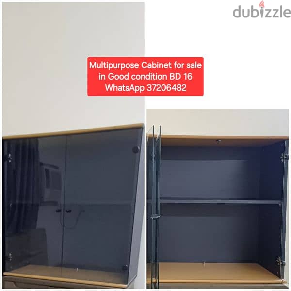 2 Door tall wardrobe and other items for sale with Delivery 15