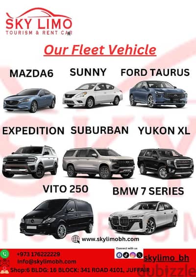 Our Fleet Vehicles: Limousine Service