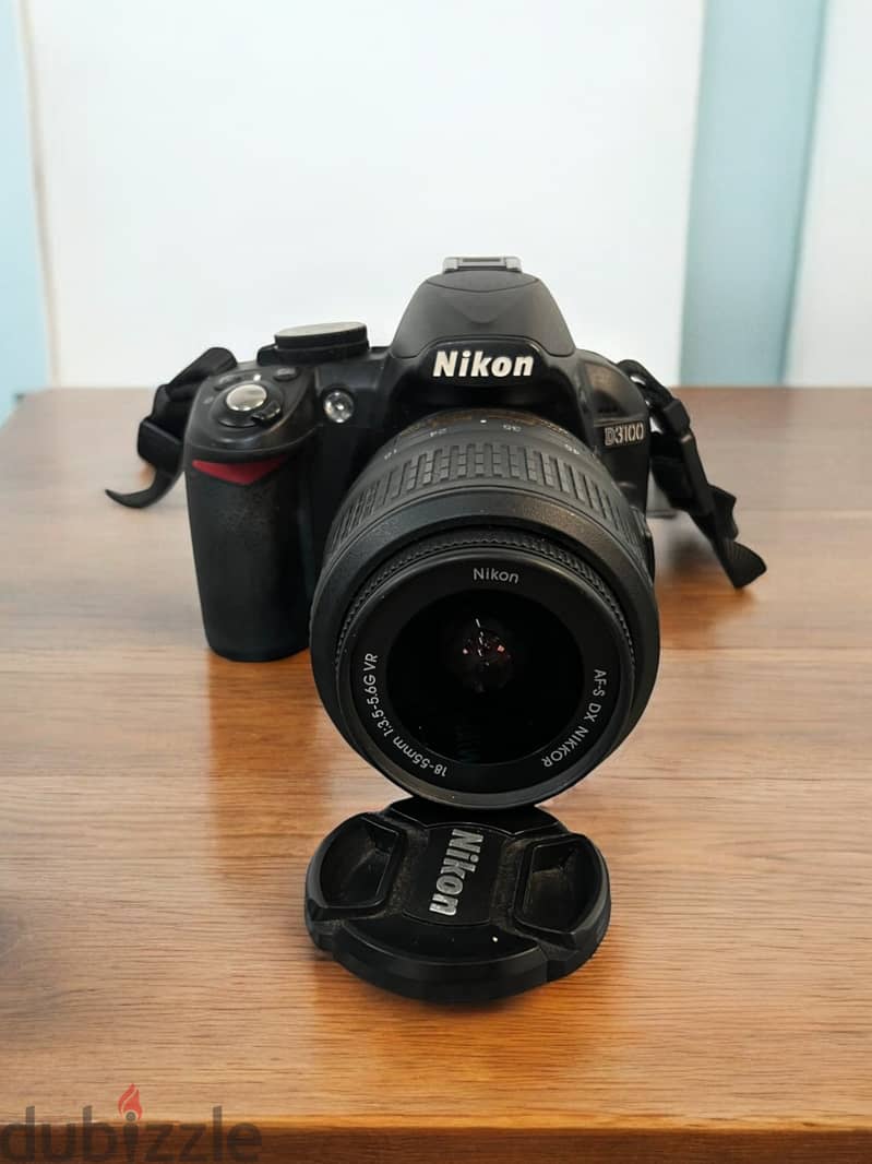 Nikon D3100 DSLR + 18-55mm Lens + Camera bag + SD Card for sale 1