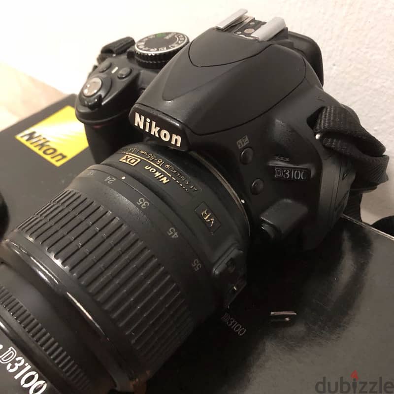 Nikon D3100 DSLR + 18-55mm Lens + Camera bag + SD Card for sale 2