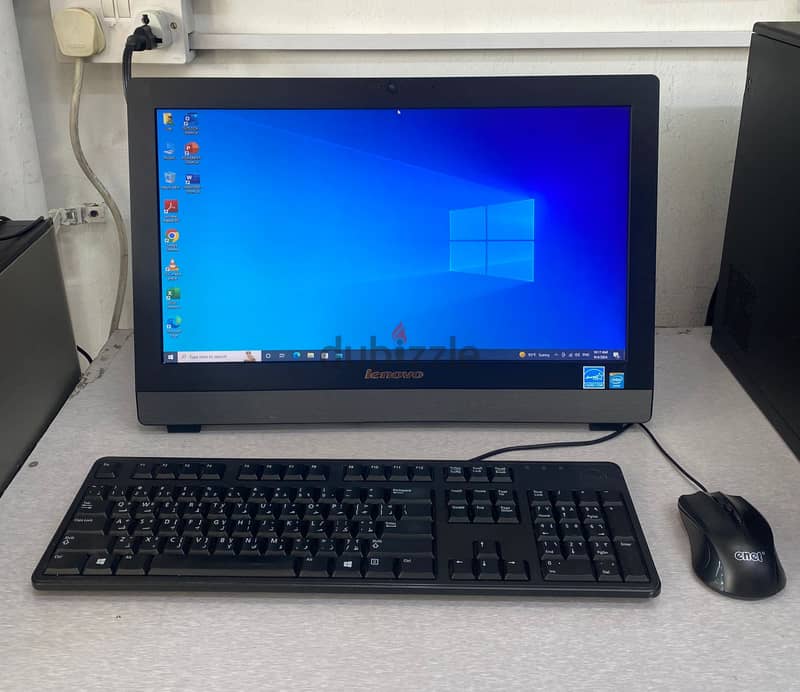 All-in-one Computer Lenovo Intel Celeron 500GB SSD 8GB RAM 20"Screen 2