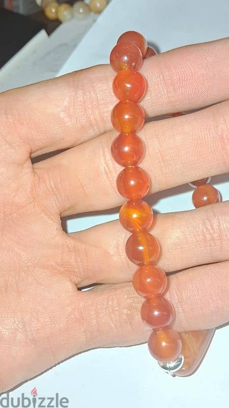 عقيق احمر red agate bracelets gemstones 2