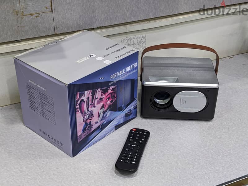 Portable Android Projector Brand New [ Built in Speaker ] - 39548774 3