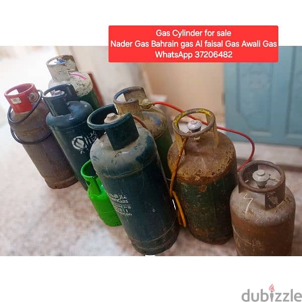 Gas cylinder cooking range and other items for sale with Delivery 0