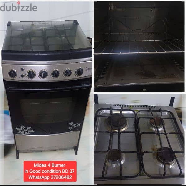 Gas cylinder cooking range and other items for sale with Delivery 3