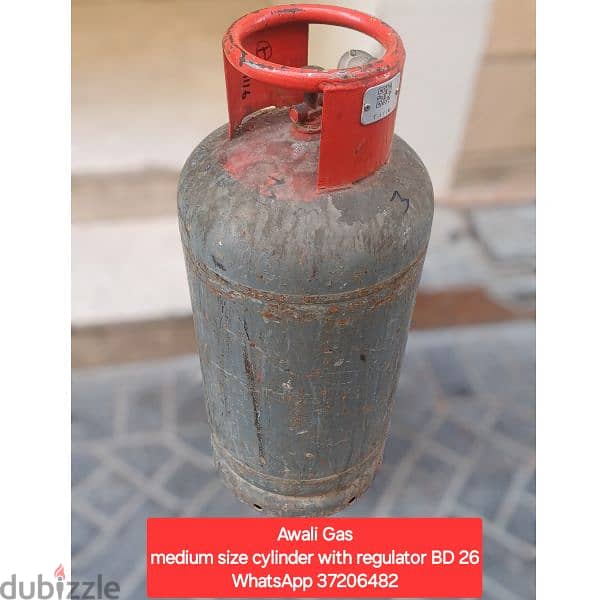 Gas cylinder cooking range and other items for sale with Delivery 12