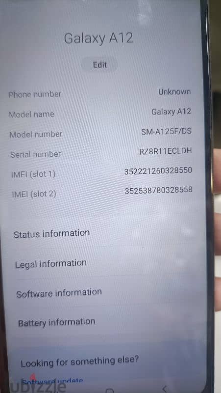 GALAXY A12 FOR SALE 0