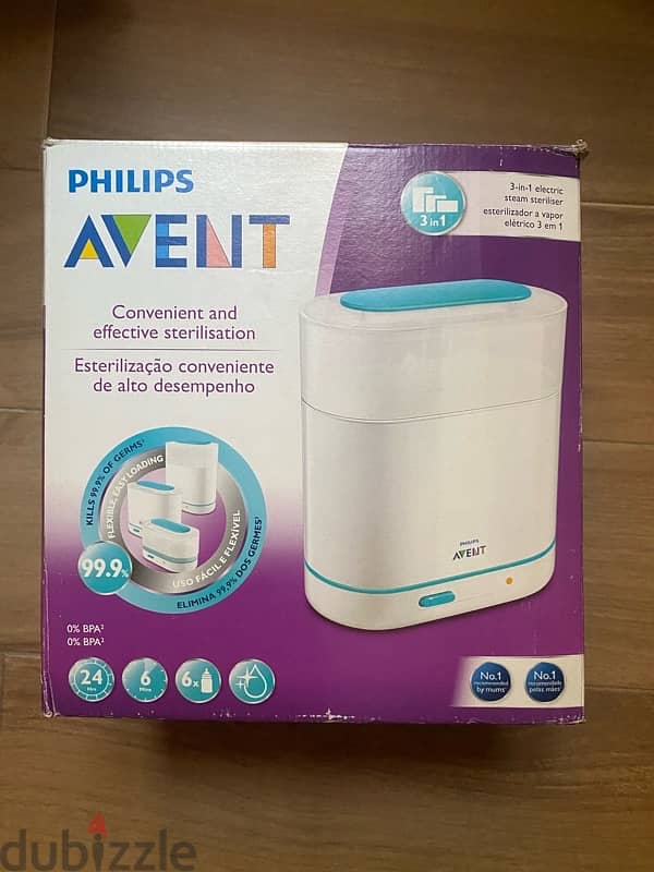 Philips Avent 3-in-1 Bottle Sterilizer 1