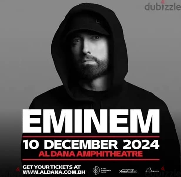 2 Eminem tickets section C 0