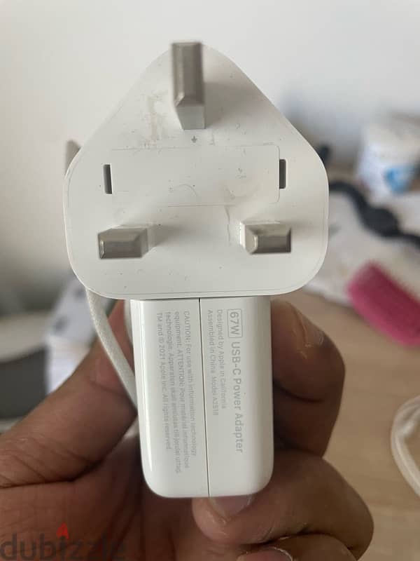 laptop charger or iPhone charger both 3