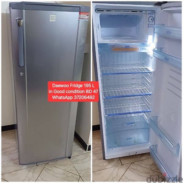 Daewoo 195 L Fridge and other items for sale with Delivery 0