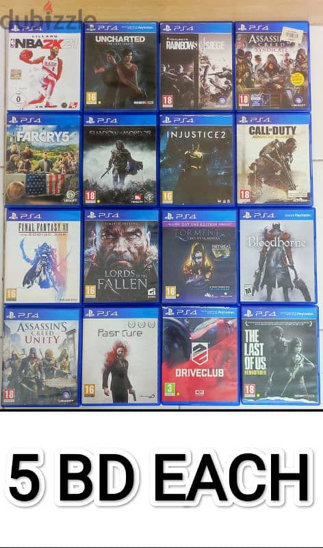 Ps4 Games Excellent Condition PS5 Compatible 3