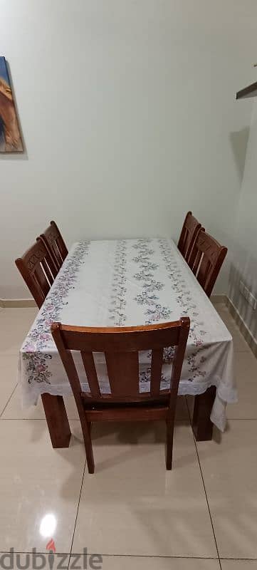 Dinning Table with 6 seats for sale 0